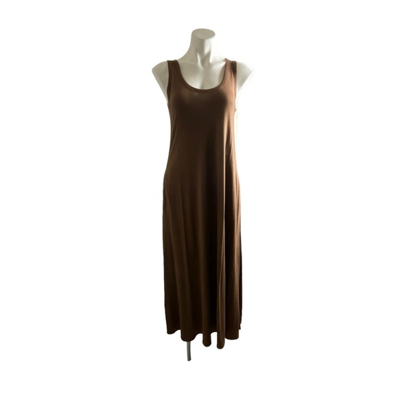Soft Surrounding Maxi Santigo Tank Dress In Brown - Picture 1 of 13